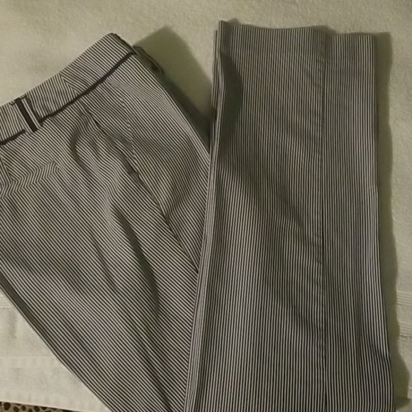 Women blue and white stripped pants - Picture 3 of 3